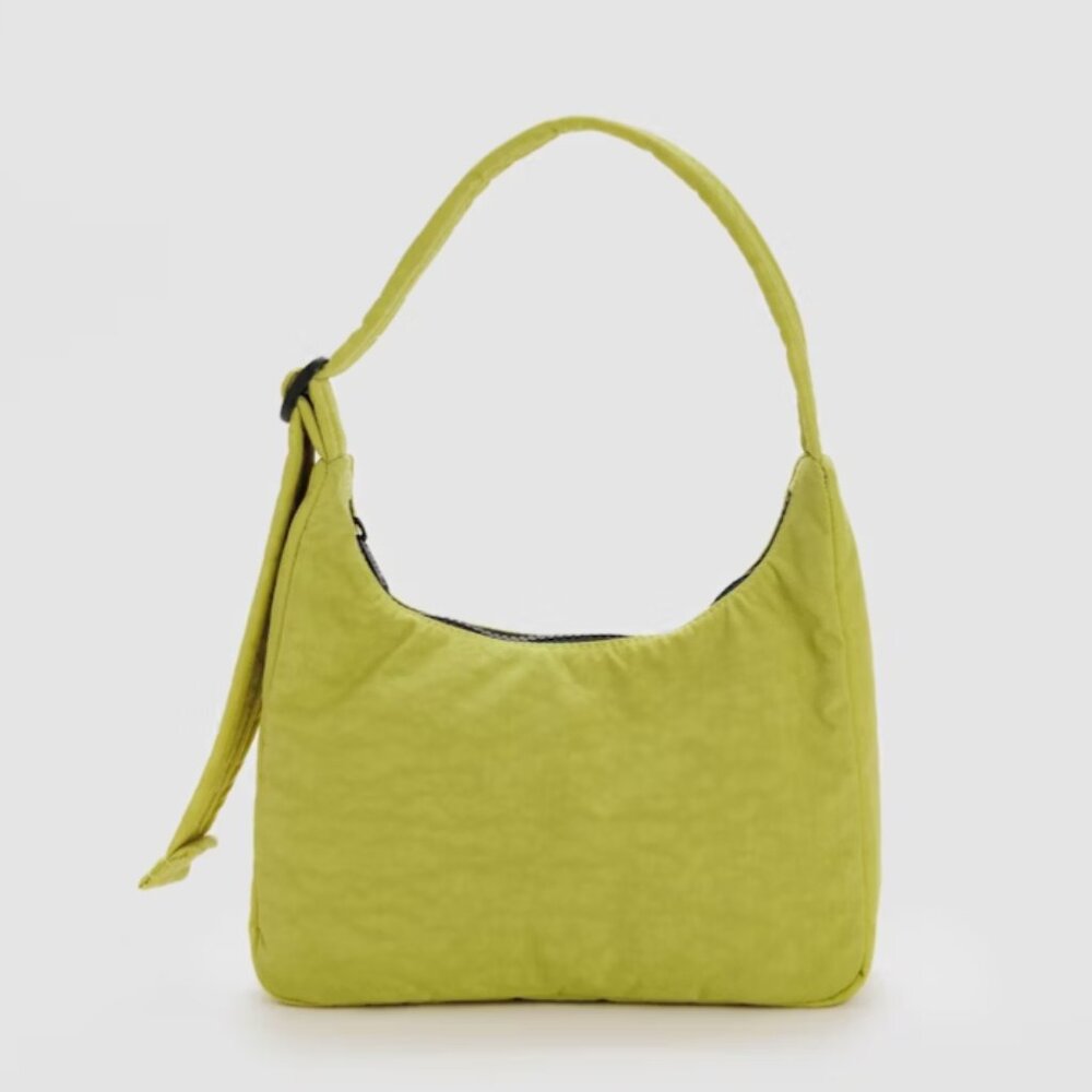 Baggu Mini Nylon Shoulder Bag Lemongrass Never Been Used